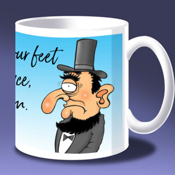Abraham Lincoln Quote Mug - 'Be Sure You Put Your Feet In the Right Place...'