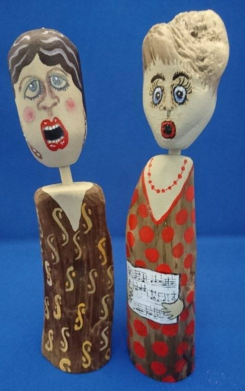 Nezzy Drifters - Coming soon...Hand painted driftwood figures available is several unique designs.  Everyone is hand crafted and one of a kind